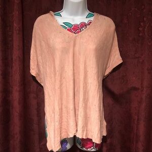 Forever 21 Blush Pink Hooded Shirt